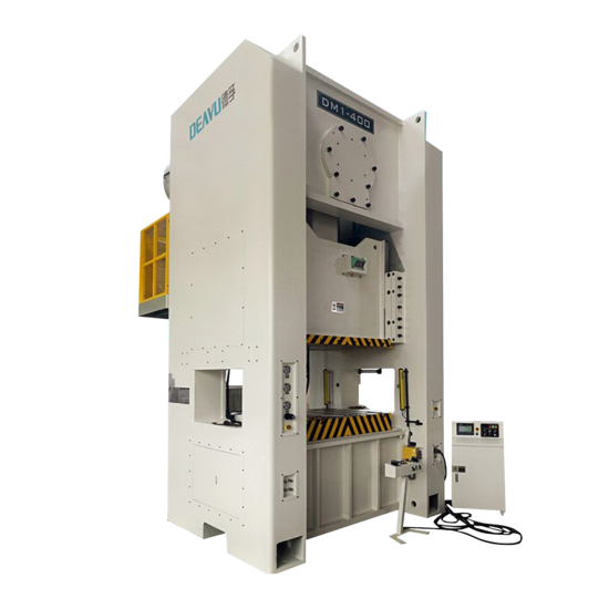What is the basic working principle of a hydraulic press?